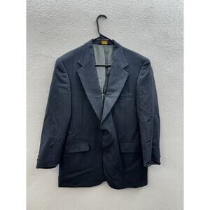 Tailors Row Finery Mens Suit Coat Size Unknown Gray Two Button Up Single Breast